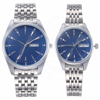 China Scratchless Pair Watches For Couples Branded Strengthened Glass for sale
