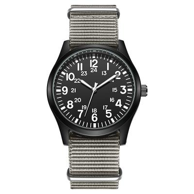 China SR626SW Battey Classic Quartz Watches , PC21 Movt Nylon Wrist Watch for sale