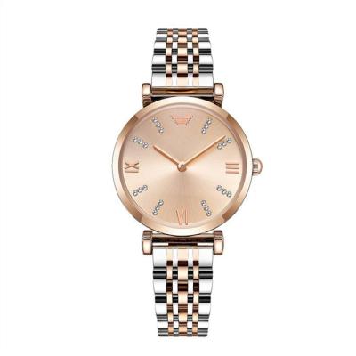 中国 アナログのステンレス鋼の水晶腕時計30mm Diaの偶然の審美的なミラー 販売のため