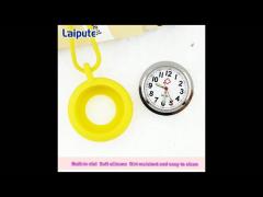 Plexiglass Nurses Clip On Fob Watch 10.5mm Thickness Silicone Material