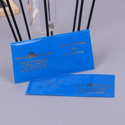 중국 Pvc 신용 카드 홀더 지갑 부드러운 플라스틱 보호기는 투명한 기업을 깨끗이 합니다 판매용