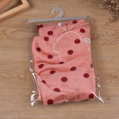 China Pvc Hanger Bags Manufacturers Pouch Transparent T Shirt Garment Packing for sale