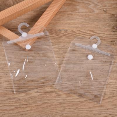 China Custom Clear Pvc Pouch Packaging Small Plastic For Cosmetic Jewelry Ring for sale
