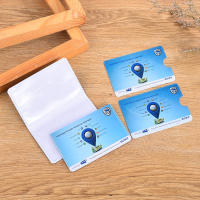 China Wallet PVC Card Holder Sleeves In School Company Shop Office Exhibition for sale