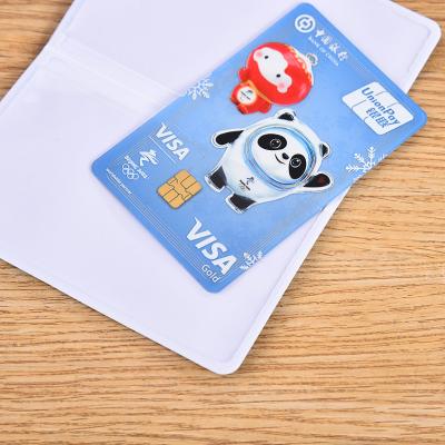 China Umbau-Ausweis-PVC-Namen-Kartenhalter-wasserdichter Riss-Beweis-Riss-beständiges Plastikpvc Toploader zu verkaufen