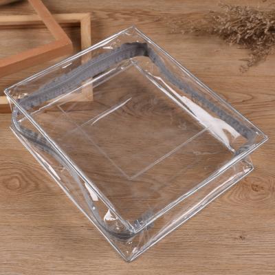 China Large Clear Pvc Wash Bag Travel Toiletry Waterproof Plastic For Bathroom for sale