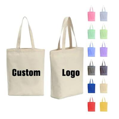 China Personalised Canvas Tote Beach Bag Pocket Zipper Cotton For Women for sale