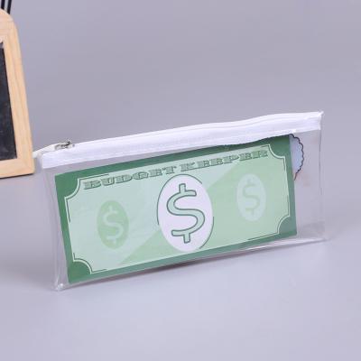 China Rectangle Clear Pvc Pencil Case Personalised Square For Kids for sale