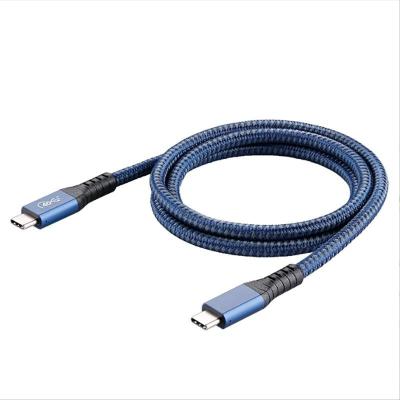 China Braided 0.5m 0.8m 1m USB 4 Cable 40Gbps PD 100W Fast Charging for sale
