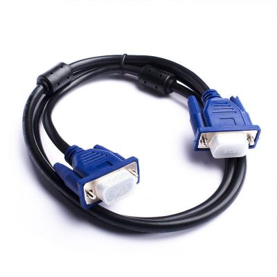 China OD6mm DB9 RS232 9 Pin VGA Cable Male To Female Vga Cable for sale