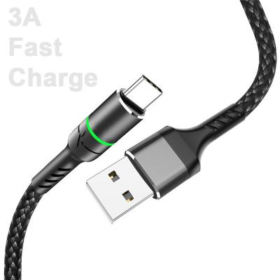 China Durable 5A USB2.0 Type C Micro Iphone Fast Charger Cable Nylon Braided for sale