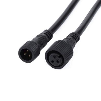 China Brass 3 Cores Od5.0mm Outdoor Lighting Cable 3Pins Waterproof Power Cable for sale