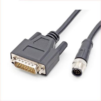 China IP67 M12 To DB15 Industrial Cable for sale