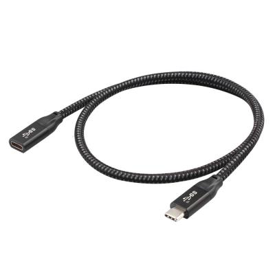 Chine Mâle dégrossi par double de câble de palladium d'USB au type femelle C 0.6m 10Gbps à vendre