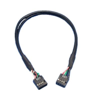 China 60cm Atx Power Supply Extension Cable USB2.0 9pin Dupont 2.54 Line for sale