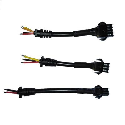 China 2P 3P 4P Connection OD4.0mm 0.1mm2 Car Wiring Harness for sale