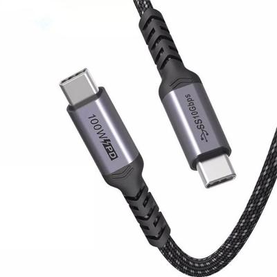 China USB PD Cable 5A 100W USB3.1 C Male To C Male E Marker for sale