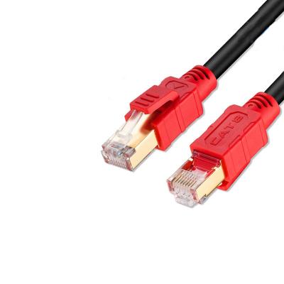 China Computer Ethernet Network Cable High Speed Cat8 Pure Copper 40G for sale