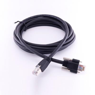 China RJ45 cable de la red de Ethernet del conector OD5.0mm 8pin para la cámara en venta