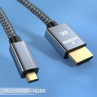 China Micro D Type HDMI Cable 2.0 High Definition for Tablet Notebook Camera for sale