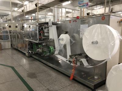 China 10 In One Wet Wipes Making Machine Production Line GM-082S 30bags/min Stacking Speed for sale