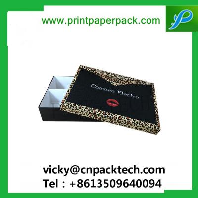 China Luxe Animal Print Duet Series Jewelry Box 2 Pieces Sturdy Gift Earrings Boxes Product Packaging Boxes for sale