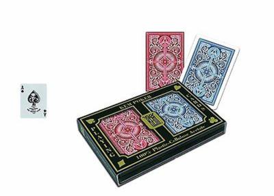Китай Двойник игральных карт стрелки Кем плутовки покера маркированный украшает пластмасса 100% продается