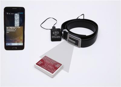 China CVK730T Black Leather Belt Dynamic Camera for Scanning Invisible Poker Barcodes for sale