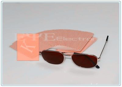 China Óculos de sol roxos violetas marcados luminosos dos tapeadores da visão das lentes de contato dos cartões à venda