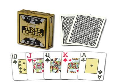 China Pôquer que engana o material plástico marcado Holdem de cartões de jogo 100% de Copag Texas à venda