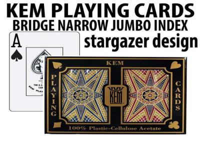China Advanced KEM Stargazer Invisible Ink Marked Card Decks For Cheating Poker Games for sale