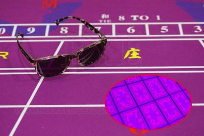 China Os óculos de sol do IR/marcaram lentes de contato dos cartões na fraude de jogo à venda
