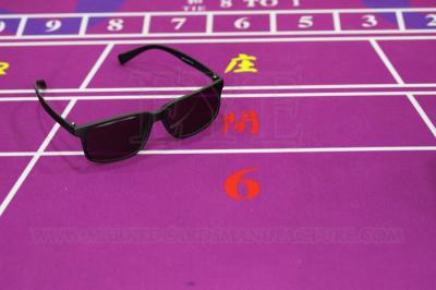 China Lentes de contacto marcadas de tarjetas de las gafas de sol ULTRAVIOLETA de moda del estilo para el tramposo del póker en venta