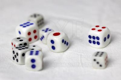 China Plastic Omnipotent Dice Cheating Device with Mercury , Casino Craps Dice for sale