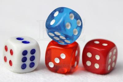 China Concealable Code Dice Cheating Device / 6 Sides Casino Games Dice for sale