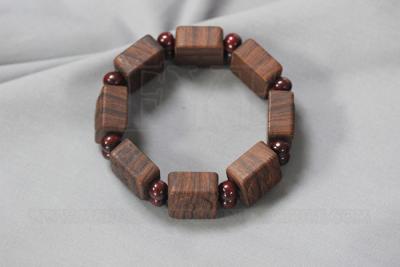 Cina distanze 20 - 30cm di short dell'analizzatore della mazza del braccialetto della Di legno-quadrato-perla in vendita