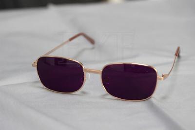 China Classic Luminous Sunglasses Marked Cards Contact Lenses Violet Purple for sale