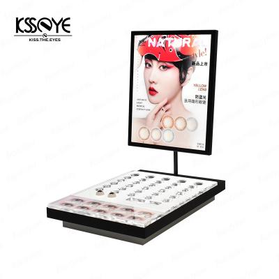 China Personalised Counter Top Contact Lens Accessories Holder Display Case for sale