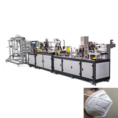 China Folding Meltblown 9 KW KN95 Face Mask Making Machine for sale
