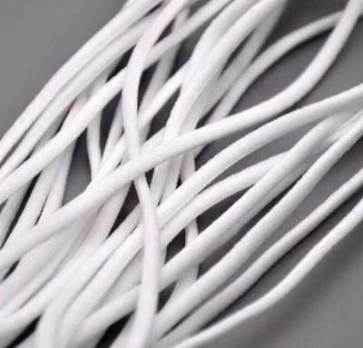 China Cordón elástico redondo de alta resistencia de nylon ajustable de Spandex en venta