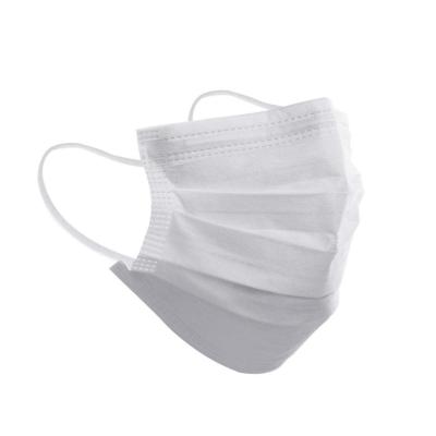 China Dental Protective Flat Breathable 3Ply Earloop Face Mask for sale