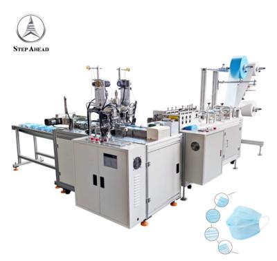 China Anti Pollution PLC Display Non Woven Mask Making Machine for sale
