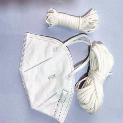 China Fio elástico de Earloop do Spandex de nylon redondo ajustável à venda