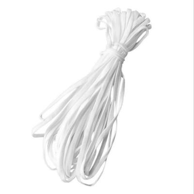 China Durable 3mm 5mm Elastic Earloop Cord  For Medical Dental Mask for sale