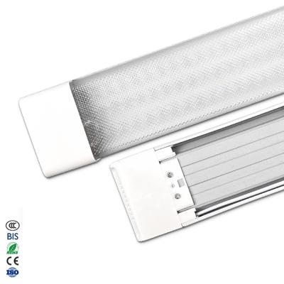 China Aluminum+PC Cover IP20 2FT 4FT 5FT Three Linear Terminal 36W 1200mm LED Light Back Easy Wiring Iron Led Batten Light Batten Purification LED for sale