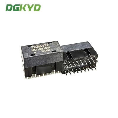 中国 KG1801DR 18PIN 1000BASE-TX 1000Mの習慣の磁気学ネットワークLANすくいのイーサネット変圧器装置 販売のため