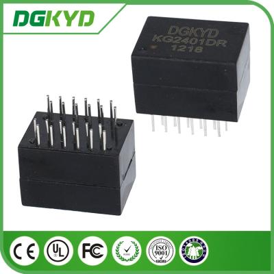 China KG2401DR Dip 100/1000 Cat6 Gigabyte Ethernet Transformer Modules , 24 Pins for sale