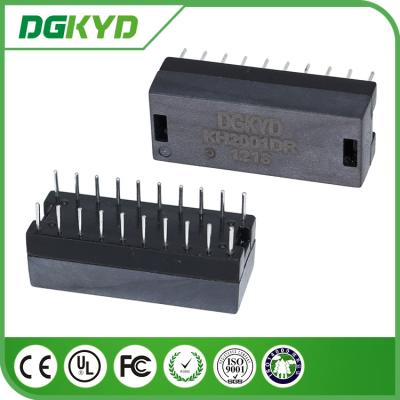 China KH2001DR DIP Mounting 10/100 magnetic Ethernet Transformer 20 pins for sale