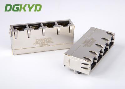 Chine 1000 module de connecteur bas d'Ethernet de la position rj45 du tx 4, bouclier en métal cat6 à vendre