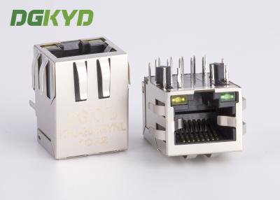 China 1000Mb aferrolham magnetcs integrados modulares de cat6 RJ45 Jack filtram para o cartão líquido à venda